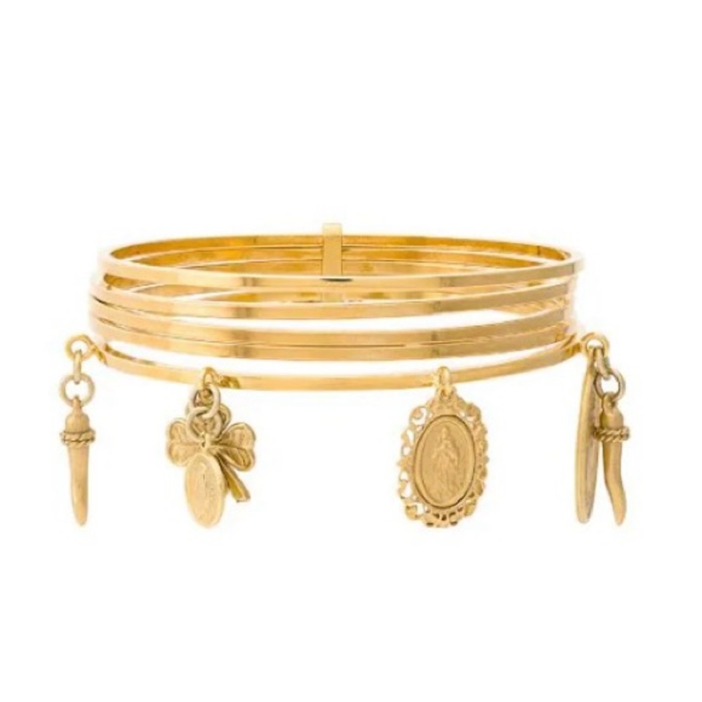 Dolce & Gabbana pendant cuff bracelet